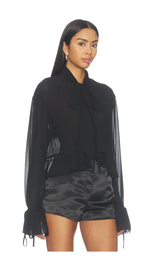 MORE TO COME Hope Tie Front Blouse | Thumbnail 2 MORE TO COME Hope Tie Front Blouse | Thumbnail 2