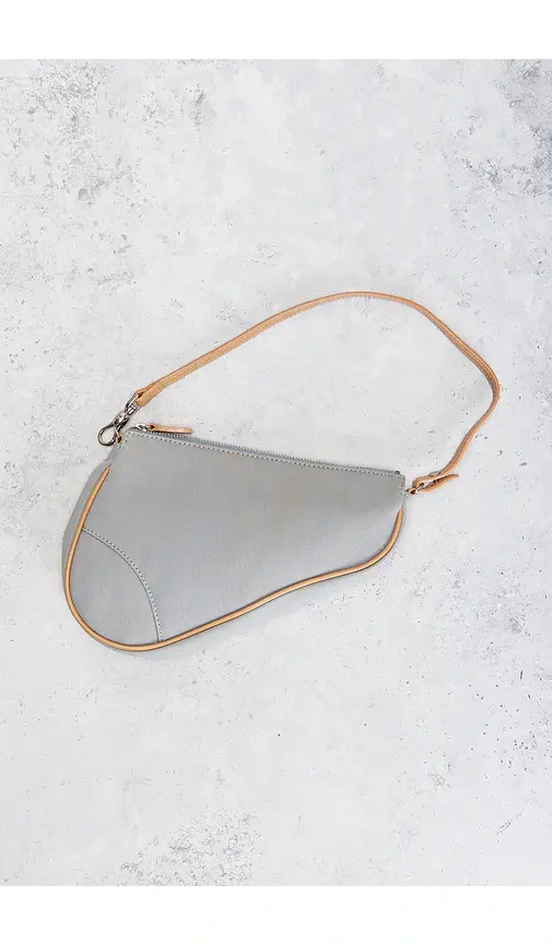 Dior Denim Pochette Saddle Bag | Thumbnail 2 Dior Denim Pochette Saddle Bag | Thumbnail 2