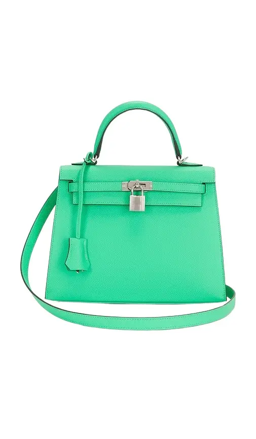HERMÈS Epsom Kelly 25 Sellier Handbag