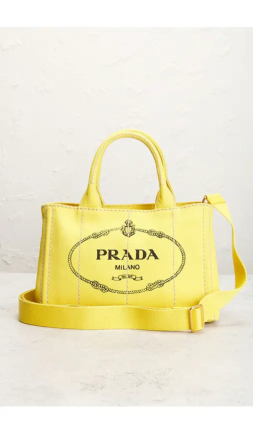 Prada Canapa Tote Bag | Thumbnail 2 Prada Canapa Tote Bag | Thumbnail 2