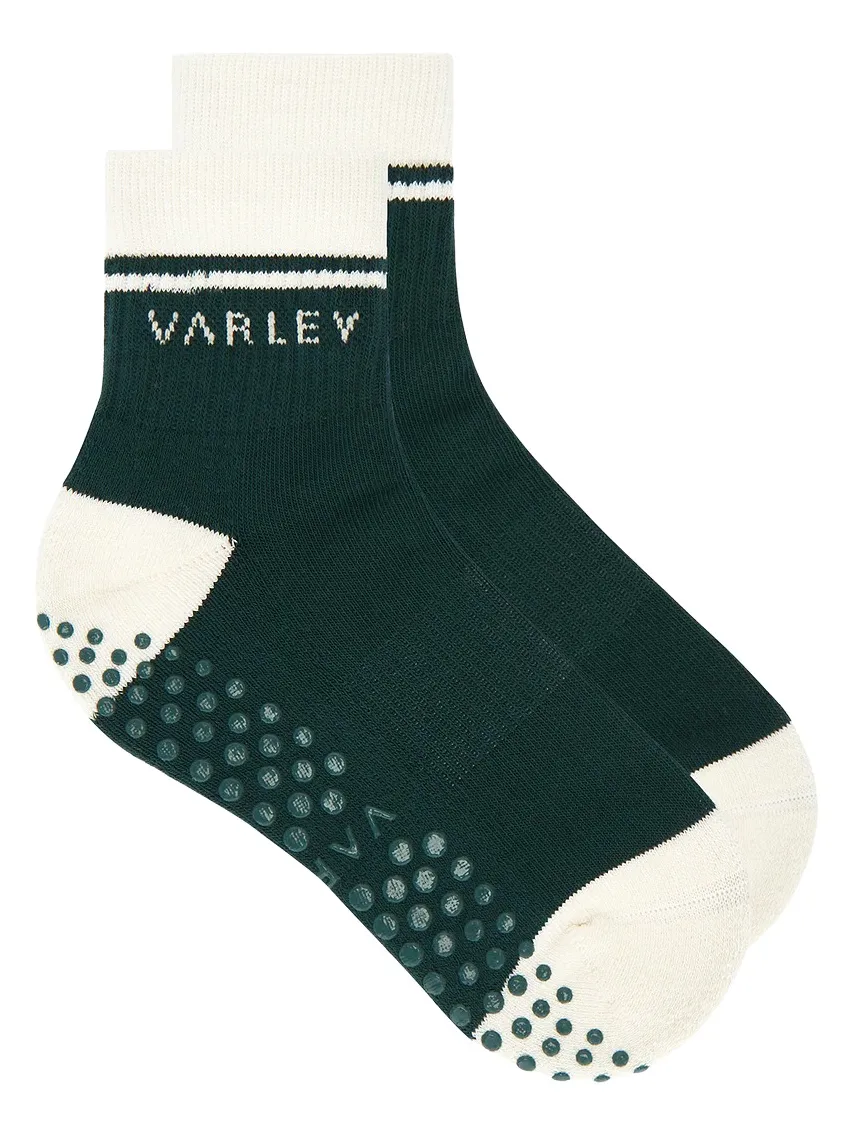 Varley Grayson Half Crew Grip Sock
