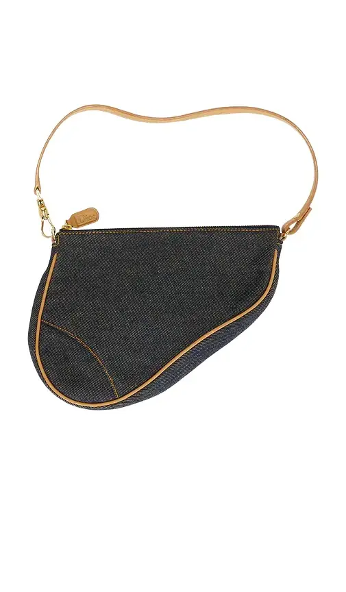 Denim Pochette Saddle Bag