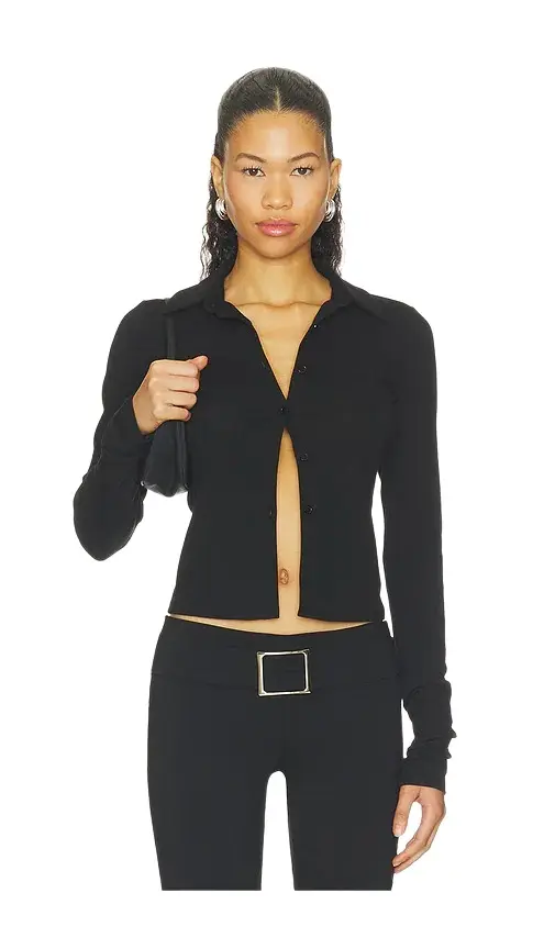 Stefanie Button Up Top