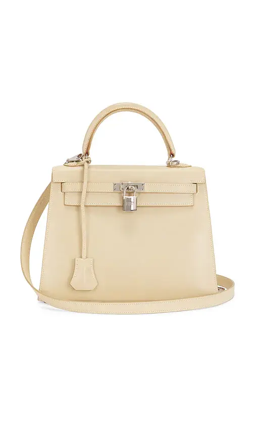 HERMÈS Box Kelly 25 Sellier Handbag