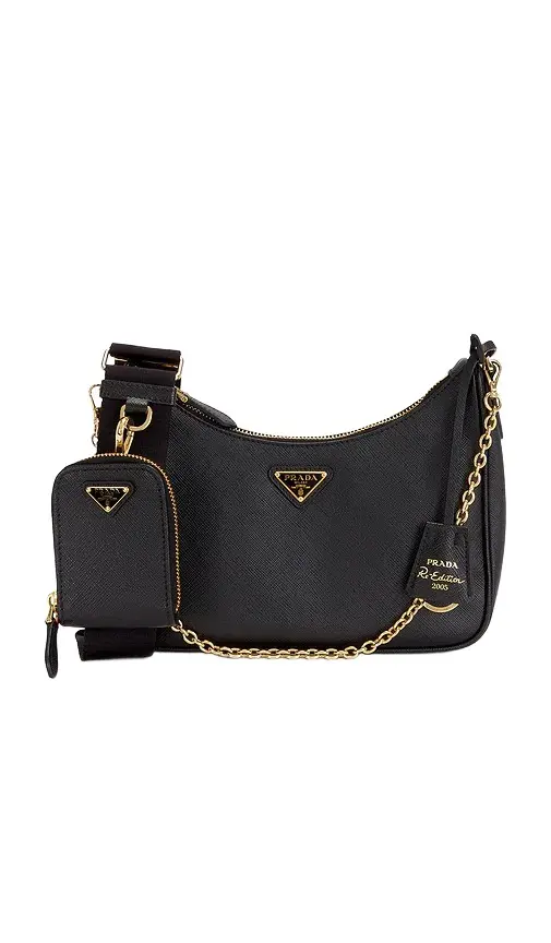 Prada Saffiano Re-Edition 2005 Shoulder Bag