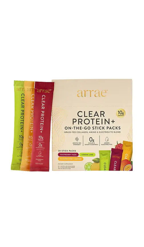 Arrae Clear Protein+ Dairy Free Protein & Electrolyte Blend Variety Pack | Thumbnail 2 Arrae Clear Protein+ Dairy Free Protein & Electrolyte Blend Variety Pack | Thumbnail 2