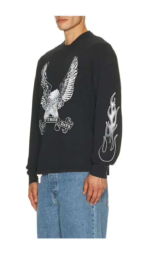 ONE OF THESE DAYS An American Original Long Sleeve Tee Shirt | Thumbnail 2 ONE OF THESE DAYS An American Original Long Sleeve Tee Shirt | Thumbnail 2