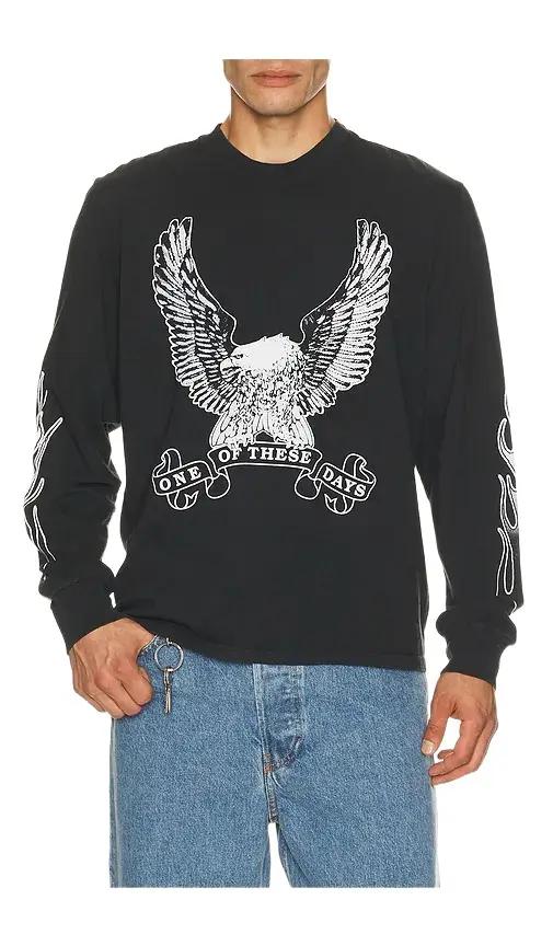 ONE OF THESE DAYS An American Original Long Sleeve Tee Shirt