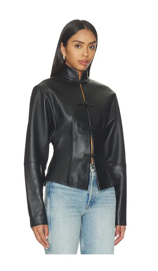 Sau Lee Anton Leather Tang Jacket | Thumbnail 2