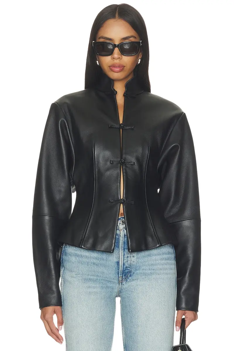 Sau Lee Anton Leather Tang Jacket