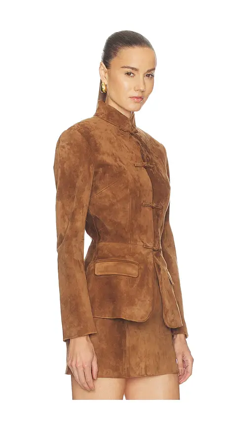 Sau Lee Alba Suede Tang Jacket | Thumbnail 2 Sau Lee Alba Suede Tang Jacket | Thumbnail 2