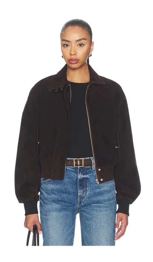 Ronan Suede Bomber Jacket Ronan Suede Bomber Jacket