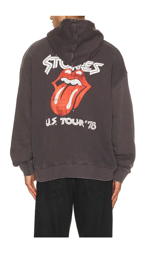 Guess Jeans x Rolling Stones Oversized 78 Hoodie | Thumbnail 2 Guess Jeans x Rolling Stones Oversized 78 Hoodie | Thumbnail 2