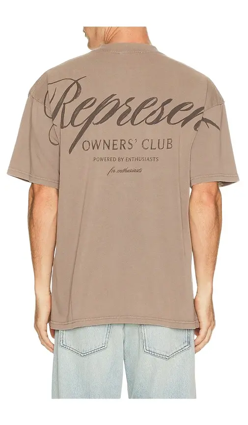 Represent Owners Club Script Tee Shirt