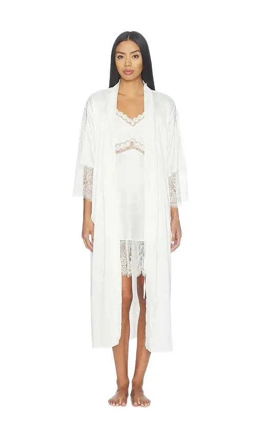 Skyler Solid Stretch Charm Robe Skyler Solid Stretch Charm Robe