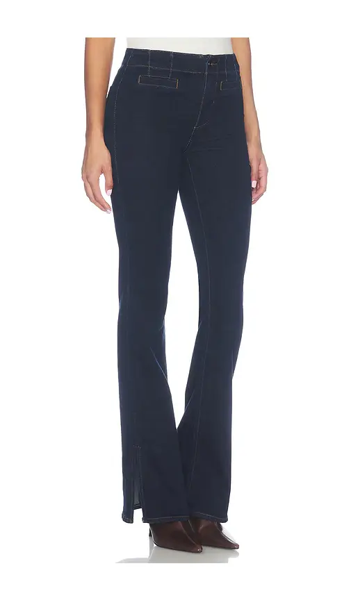 PAIGE High Rise Laurel Canyon With Front Welts & Outseam Slit Bootcut Jeans | Thumbnail 2 PAIGE High Rise Laurel Canyon With Front Welts & Outseam Slit Bootcut Jeans | Thumbnail 2