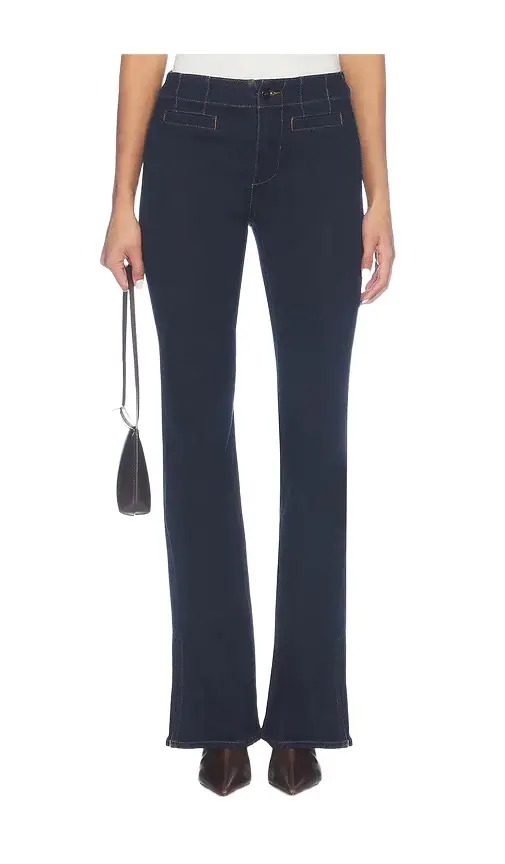 High Rise Laurel Canyon With Front Welts & Outseam Slit Bootcut Jeans High Rise Laurel Canyon With Front Welts & Outseam Slit Bootcut Jeans
