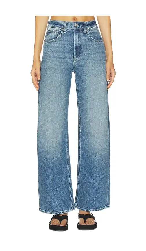 PAIGE Arellia Skimmer High Rise Barrel Jeans