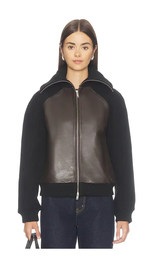 SAMSOE SAMSOE Saolive Leather Jacket | Thumbnail 2 SAMSOE SAMSOE Saolive Leather Jacket | Thumbnail 2