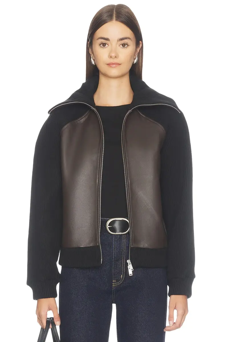 SAMSOE SAMSOE Saolive Leather Jacket