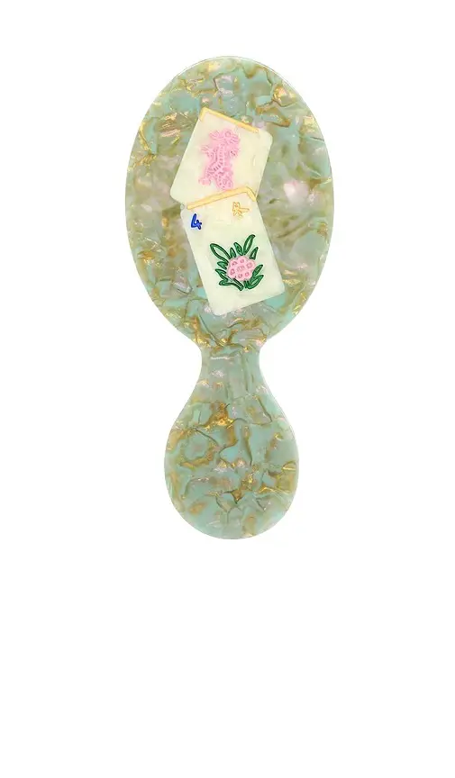 Solar Eclipse Hand-Painted Flower Mahjong Handbag Hero Brush