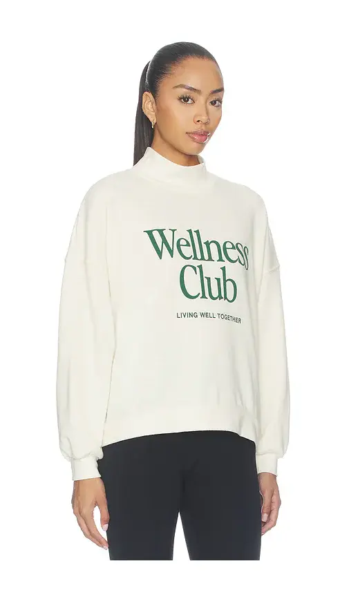 Sunny Somewhere Wellness Club Mockneck Sweater | Thumbnail 2