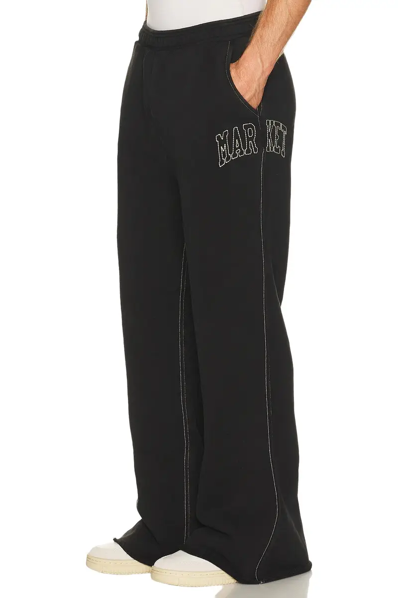 Big Stitch Open Leg Sweatpants