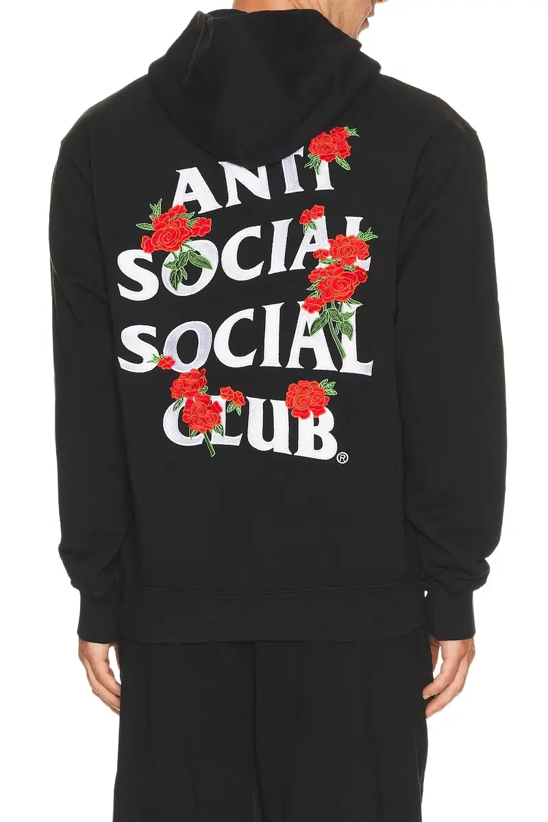 Embroidered Rose Kkotch Hoodie