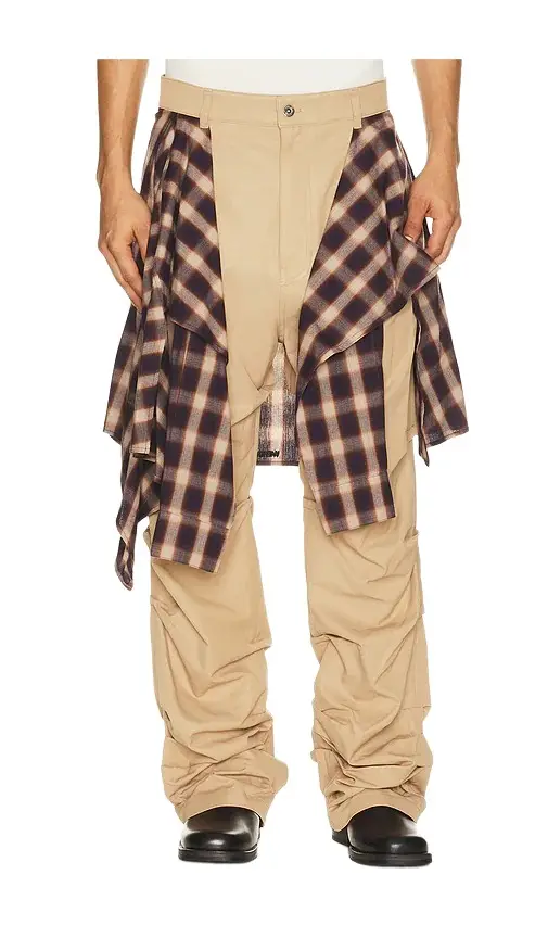 We11Done Shirt Wrapped Pants