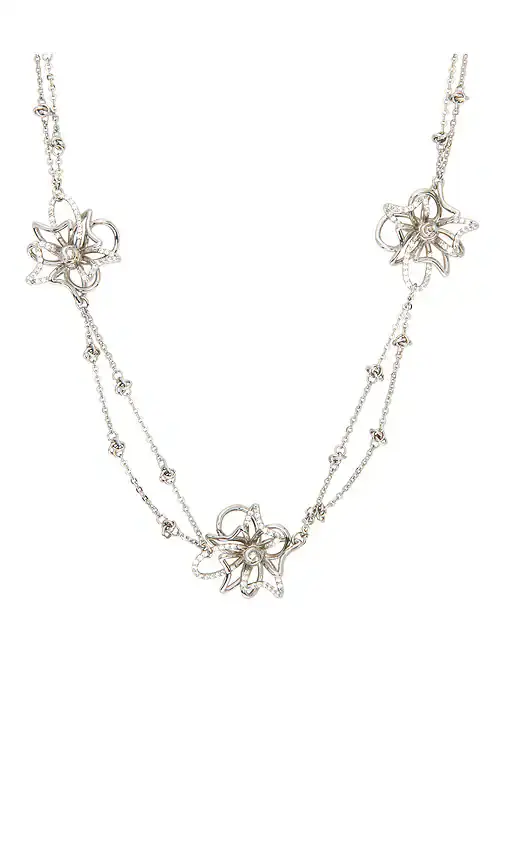 We11Done Crystal Twisted Wire Necklace | Thumbnail 2