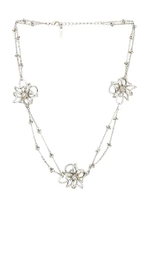 We11Done Crystal Twisted Wire Necklace
