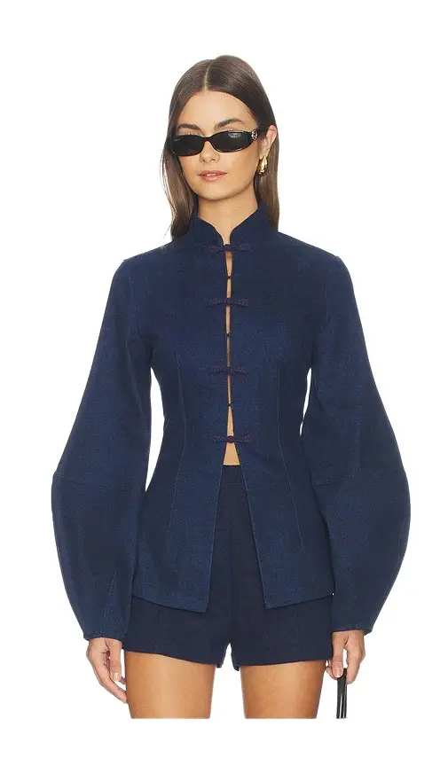 Sau Lee Issac Denim Shirt