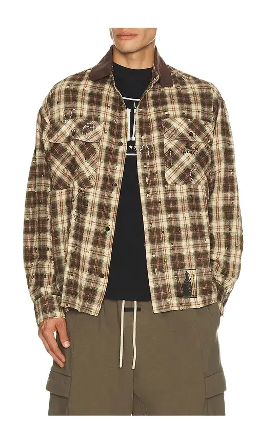 Surfer Dream Check Loose Shirt