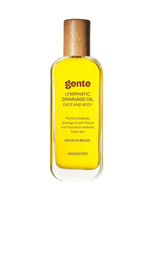 Gente Beauty Unscented Lymphatic Drainage Oil