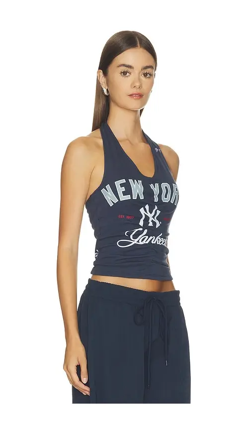 Off Season NY Yankees Ruched Halter Top | Thumbnail 2 Off Season NY Yankees Ruched Halter Top | Thumbnail 2