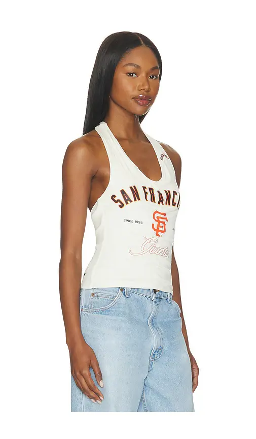 Off Season SF Giants Ruched Halter Top | Thumbnail 2 Off Season SF Giants Ruched Halter Top | Thumbnail 2