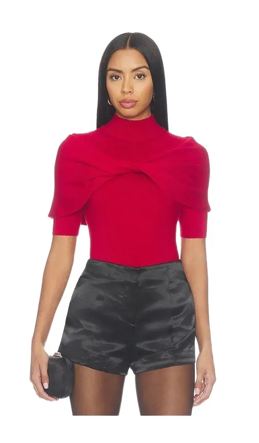 Emmah Twist Front Sweater