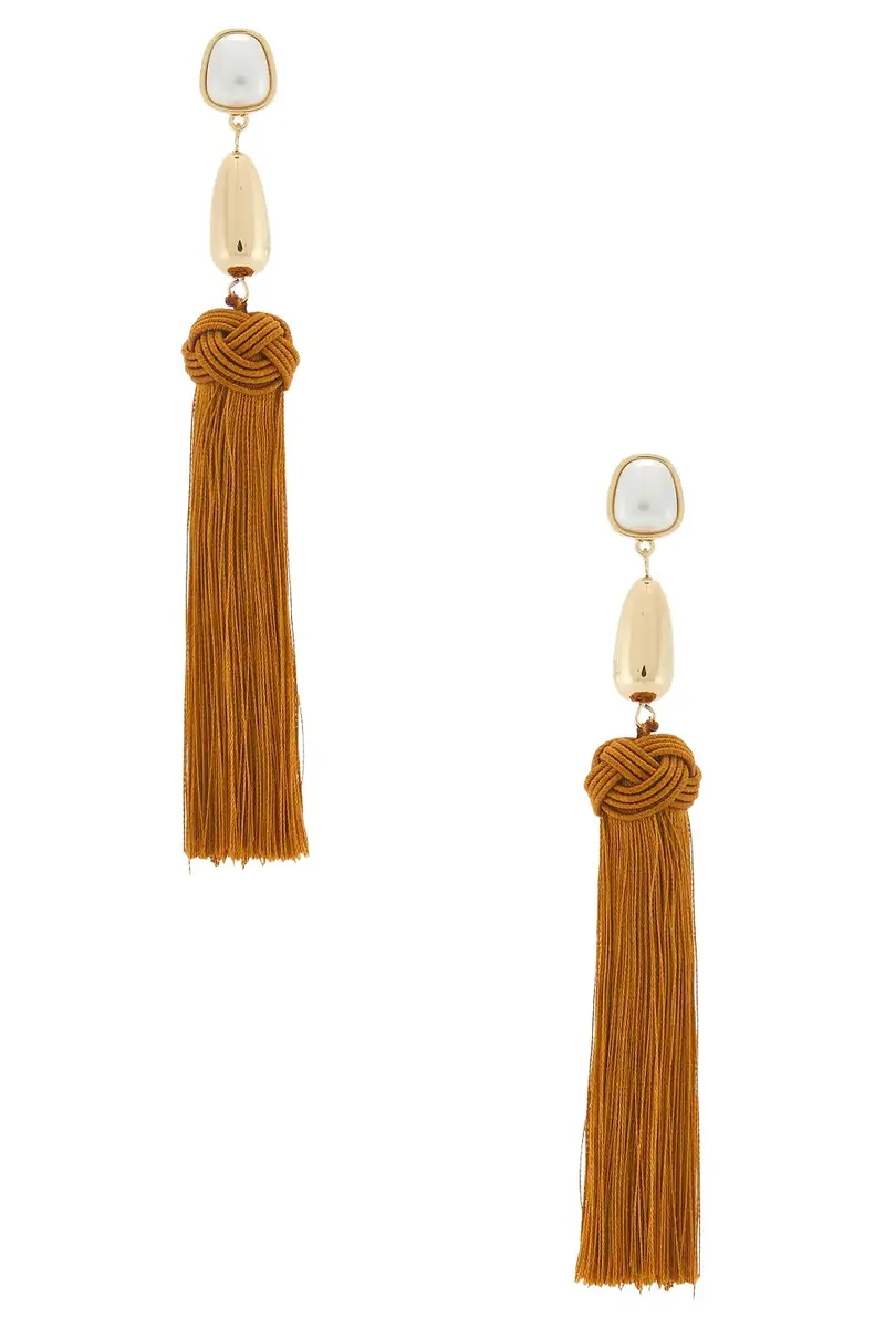 8 Other Reasons Orange Tassel Earrings