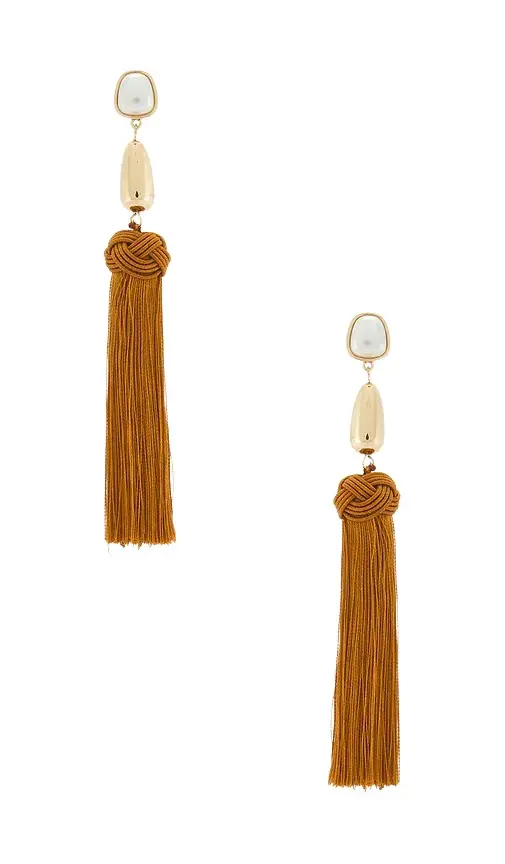 8 Other Reasons Orange Tassel Earrings