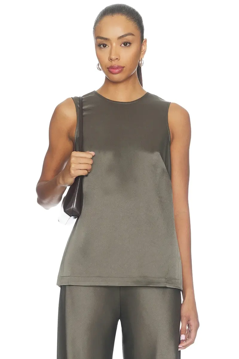 Satin Maxime Top Satin Maxime Top