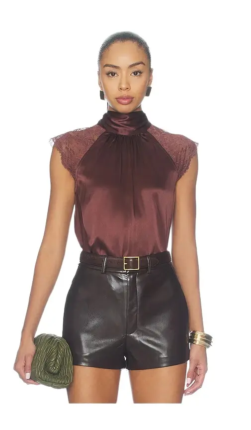 Generation Love Rachel Chantilly Lace Halter Blouse