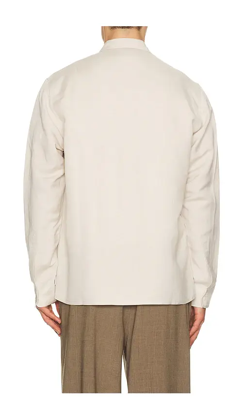 AUTO-REPLY Andrew Long Sleeve Linen Shirt | Thumbnail 2