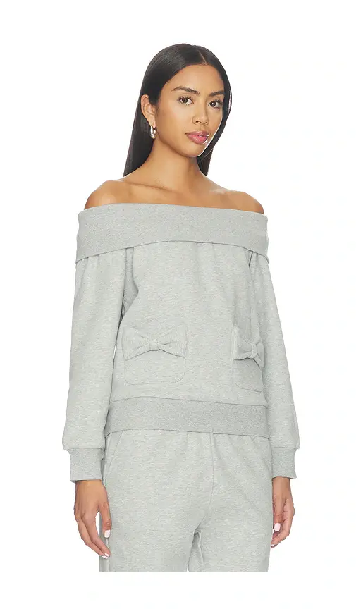 Sandy Liang Neston Sweatshirt | Thumbnail 2 Sandy Liang Neston Sweatshirt | Thumbnail 2