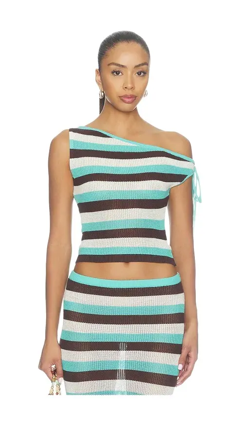 SEVEN WONDERS Hazel Off Shoulder Knit Top
