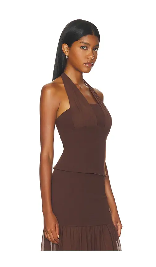 SEVEN WONDERS Nyra Tailored Halter Top | Thumbnail 2