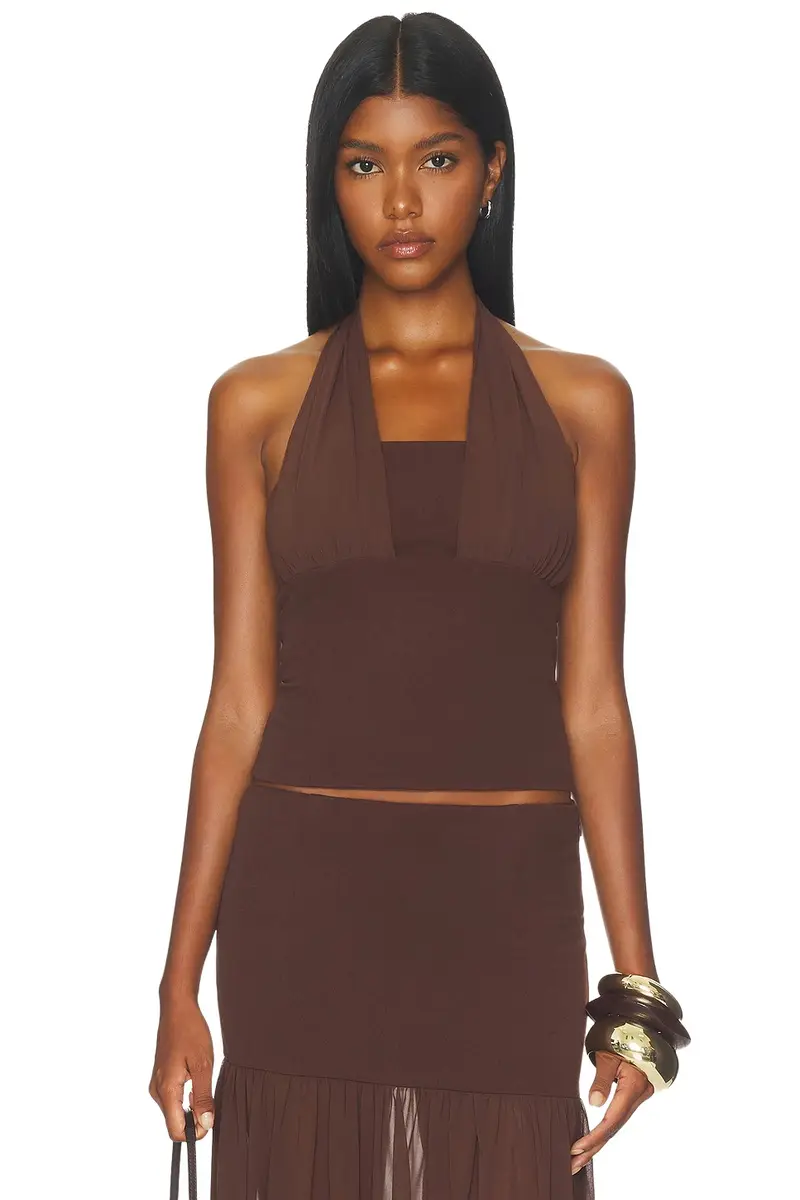 Nyra Tailored Halter Top Nyra Tailored Halter Top