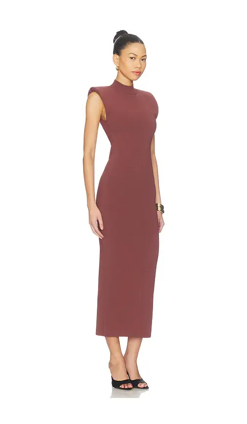 Misha Padded Shoulder Knit Dress | Thumbnail 2 Misha Padded Shoulder Knit Dress | Thumbnail 2