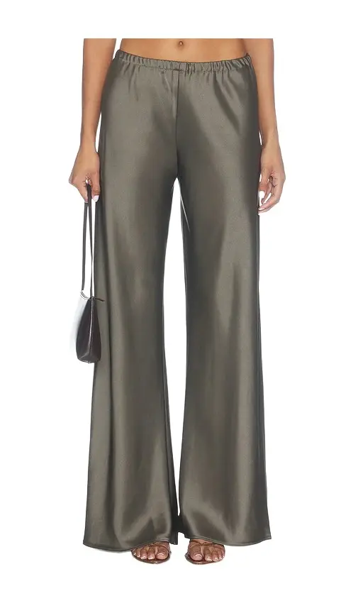 La Ligne Satin Wide Leg Pant