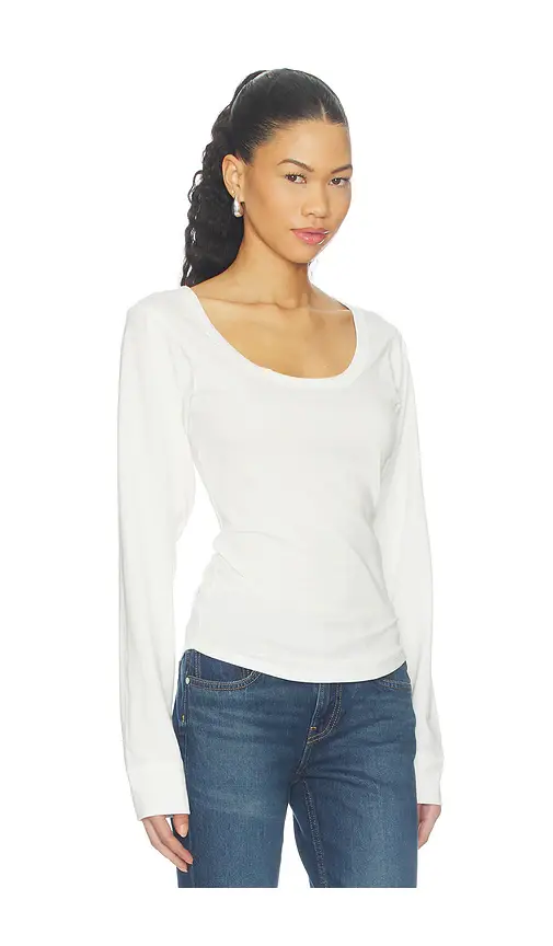 THE LINE BY K Smythe Longsleeve Scoopneck Top | Thumbnail 2 THE LINE BY K Smythe Longsleeve Scoopneck Top | Thumbnail 2