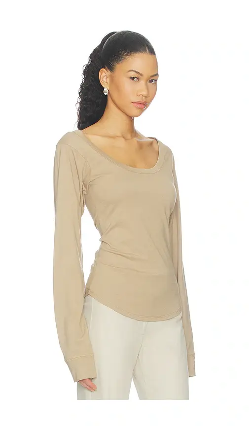 THE LINE BY K Smythe Long Sleeve Scoopneck Top | Thumbnail 2 THE LINE BY K Smythe Long Sleeve Scoopneck Top | Thumbnail 2